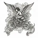 keep going tattoo design idea