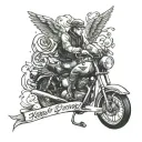 keep going tattoo design idea