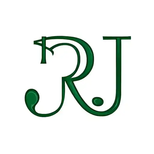 Irish symbol incorporated with two letter Rs and one J tattoo design idea