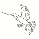 Dad Who Passed Away with dove flying tattoo design idea