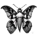 Death Moth tattoo design idea
