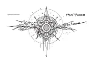 Trust The Process  tattoo design idea