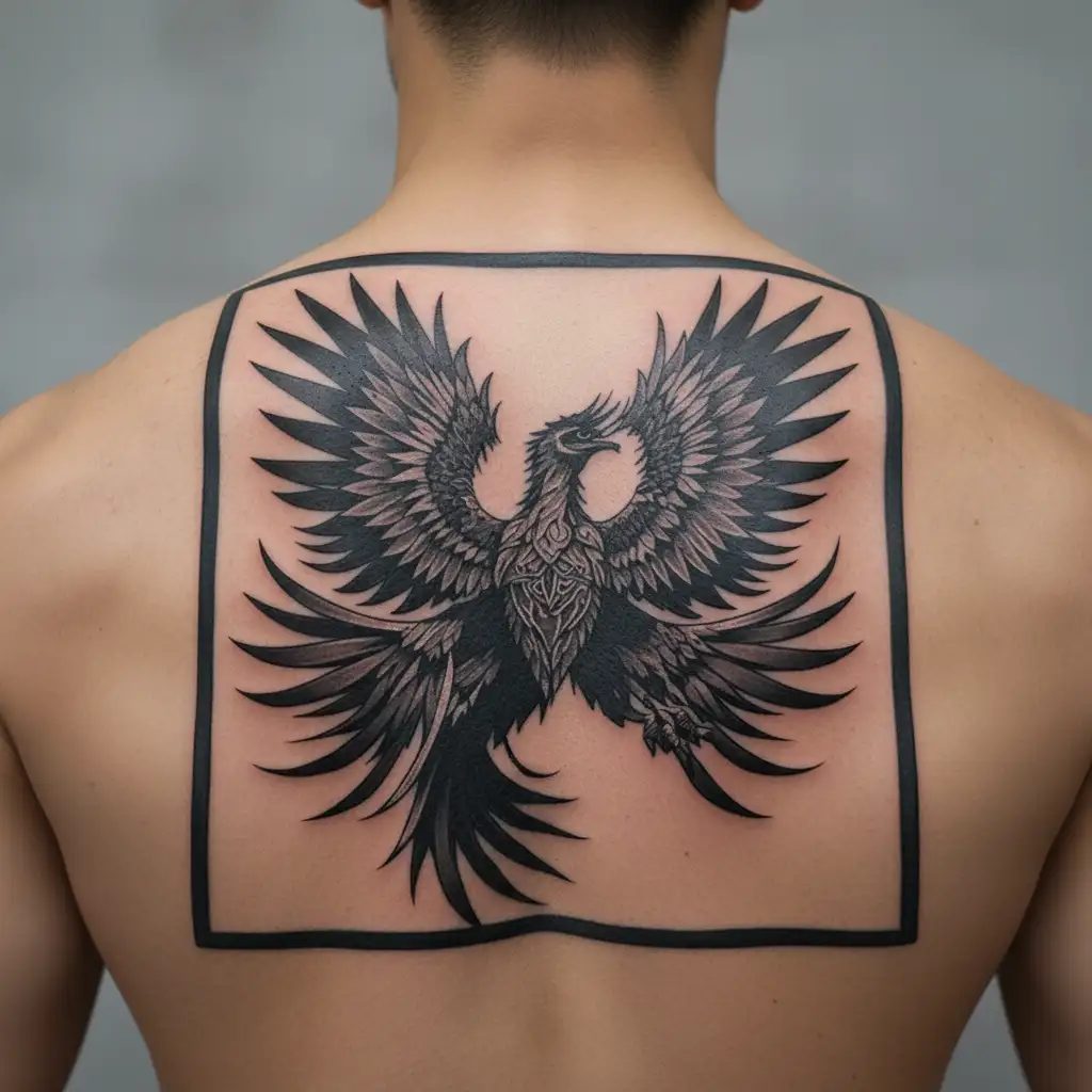 Garuda Indonesian mythology tattoo design idea