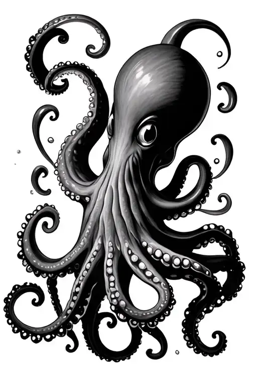 OCTOPUS MANDALA tattoo design idea