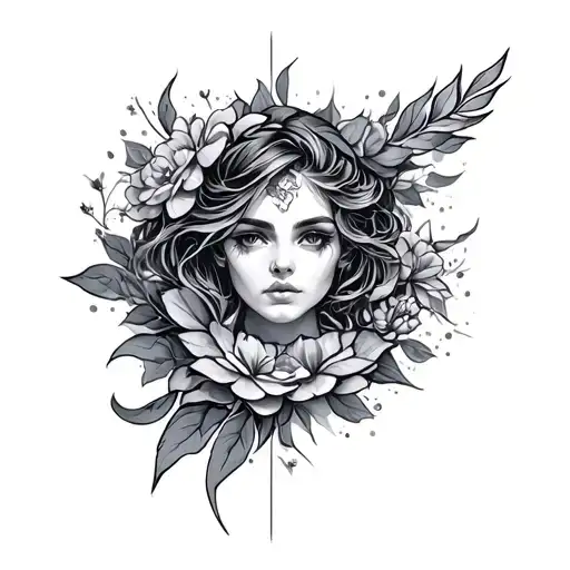 Gemini tattoo design idea