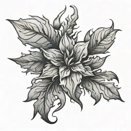 ice veins tattoo design idea