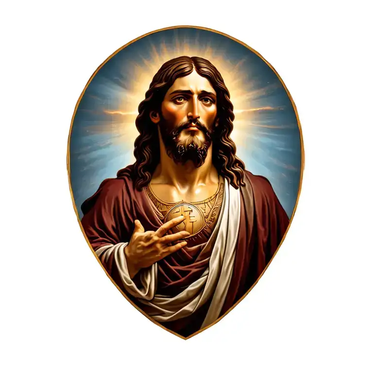 Jesus Christ tattoo design idea