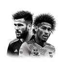 Messi and Neymar Jr tattoo design idea