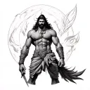 Parshuram tattoo design idea