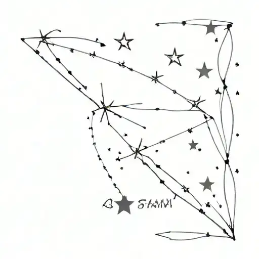All of the stars have a reason A reason to shine, a reason like mine and Gemini constellation  tattoo design idea