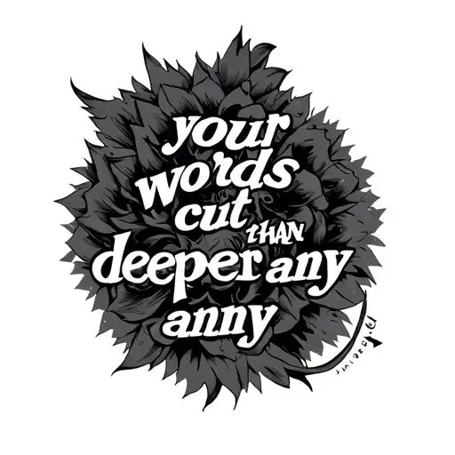 "your words cut deeper than any" zabuza naruto arm tattoo  tattoo design idea