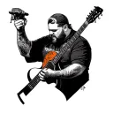 Luke Combs tattoo design idea