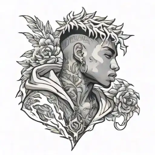 Xxxtentacion tattoo design idea