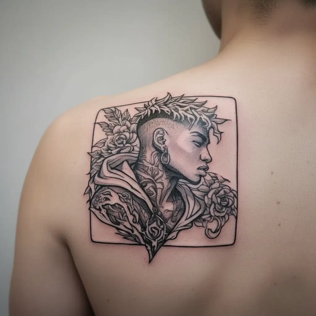 Xxxtentacion tattoo design idea