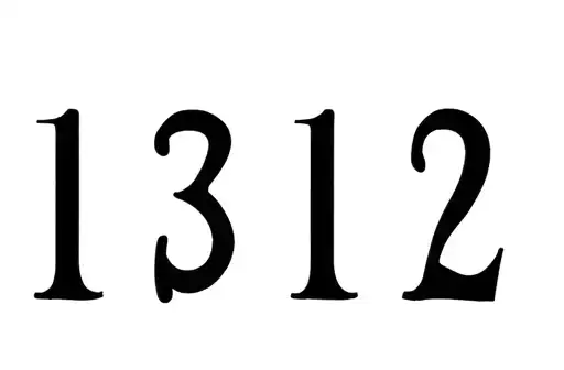 "1312" tattoo design idea