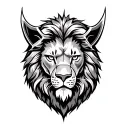 full armor of God tattoo lion head tattoo design idea