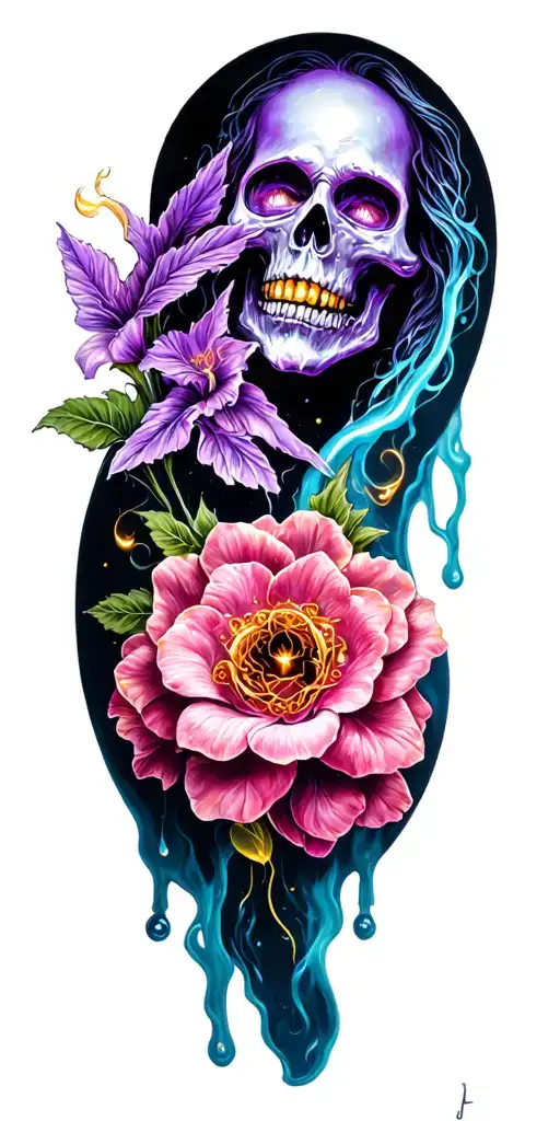 Slime black sabbath electric funeral tattoo design idea