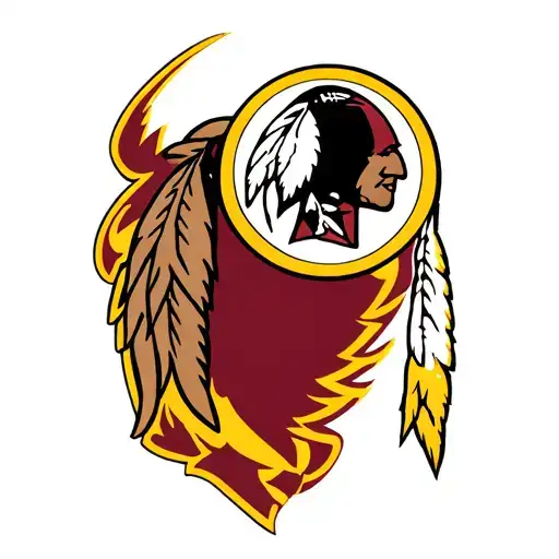 Parker with oneofone and redskins logo  tattoo design idea