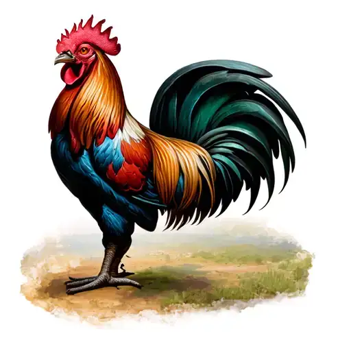A giant cock tattoo design idea