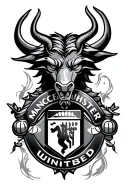 manchester united devil tattoo design idea