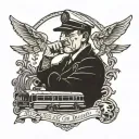 over the road bus driver tattoo tattoo design idea