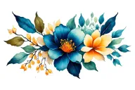 Floral kintsugi tattoo idea tattoo design idea