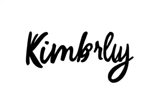 "Kimberly " tattoo design idea
