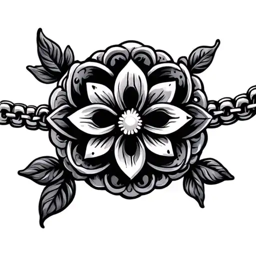 Charm Bracelet tattoo design idea