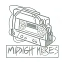 Text: midnight memories  with red cassette tape tattoo design idea