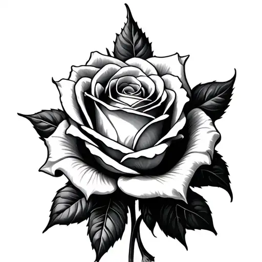 Dark Tower Rose tattoo design idea