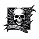 3 Percenter tattoo design idea