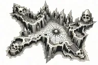 Spooky tattoo design idea