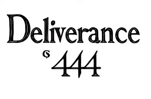 "444
Deliverance" tattoo design idea