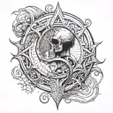 Arcane and Dune Chronicles tattoo design idea