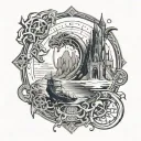 Arcane and Dune Chronicles tattoo design idea