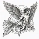 Icarus tattoo design idea
