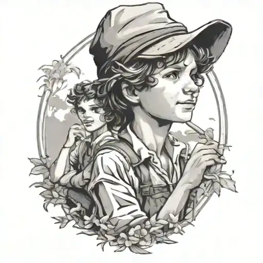 Tom Sawyer tattoo design idea
