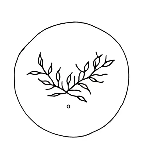 cutie mark nature virgo tattoo design idea
