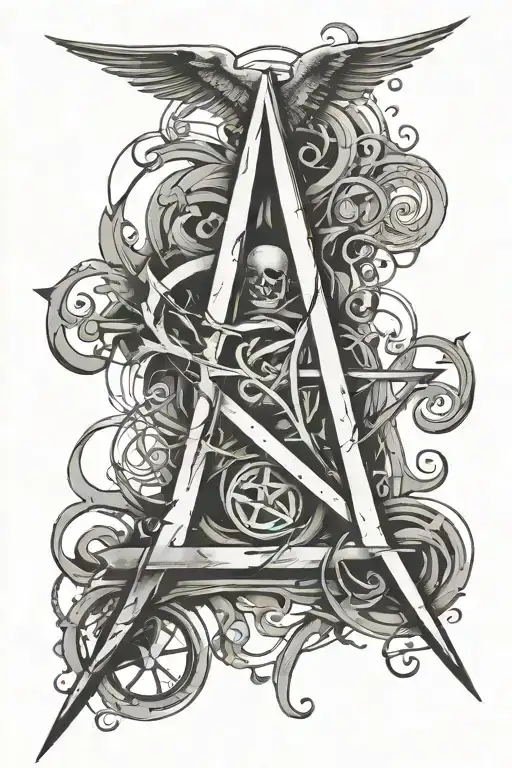 Create a unique and aesthetically pleasing anarchist tattoo design. Key elements:- Anarchy symbol  tattoo design idea