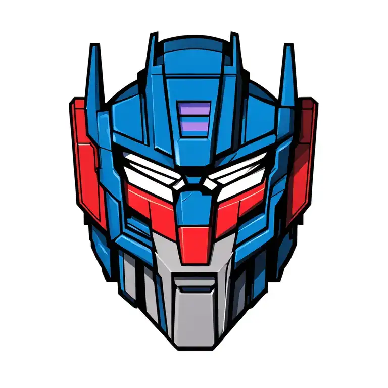 Optimus Prime transformer tattoo design idea