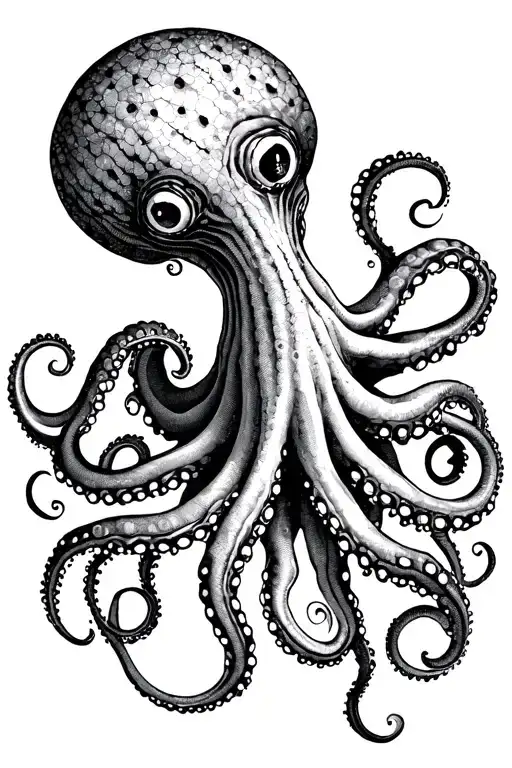 eldritch octopus tattoo on forearm tattoo tattoo design idea