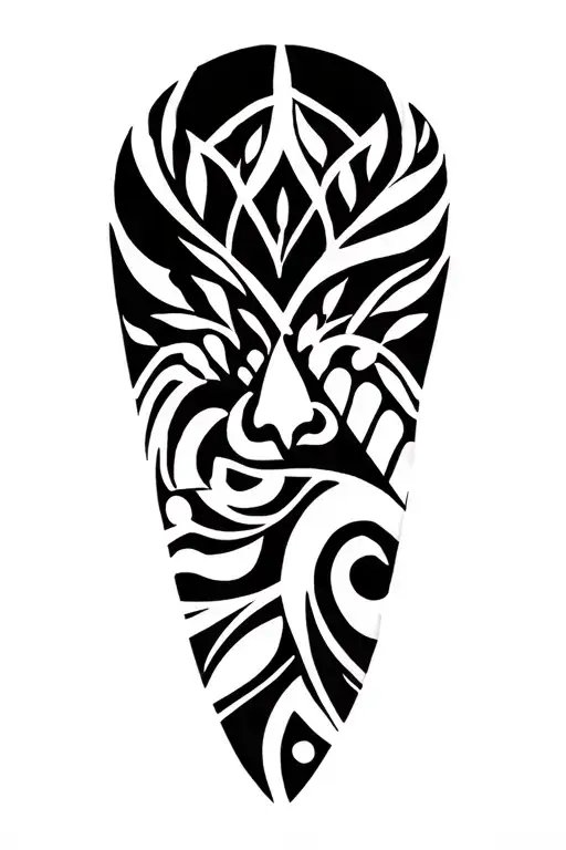 Polynesians and Samoan Complete Theme tattoo design idea