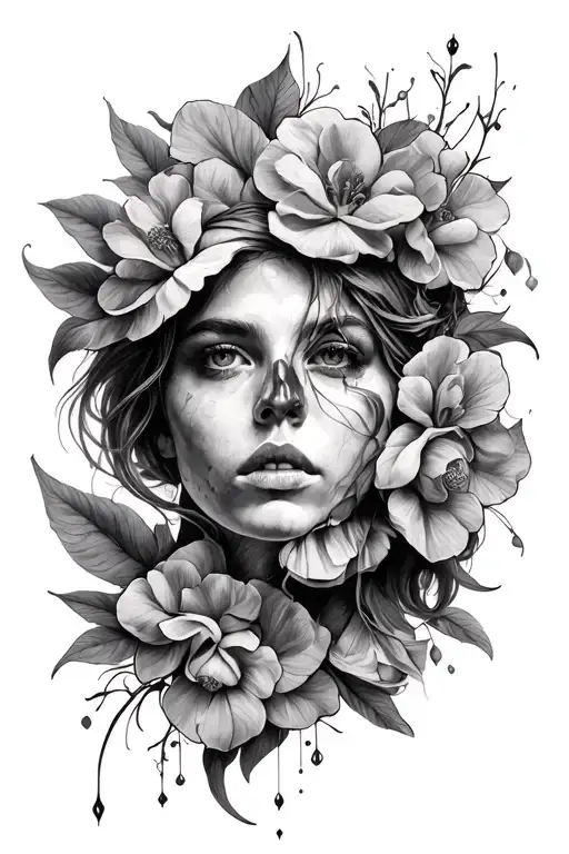 illusion tattoo design combining tattoo design idea