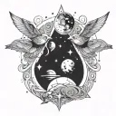 Orions Belt tattoo design idea