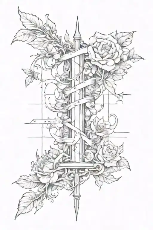 everything happens for a reason on spine tattoo tattoo design idea