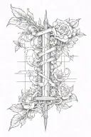 everything happens for a reason on spine tattoo tattoo design idea