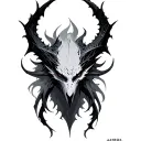 aatrox art tattoo design idea