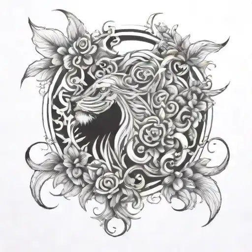 love Fati man tattoo design idea