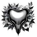 Vaginal tattoo design idea