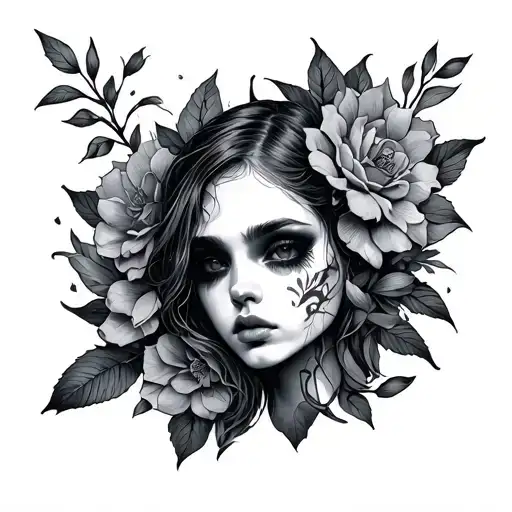 silence life tattoo design idea